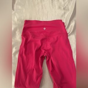 Pink lululemon leggings